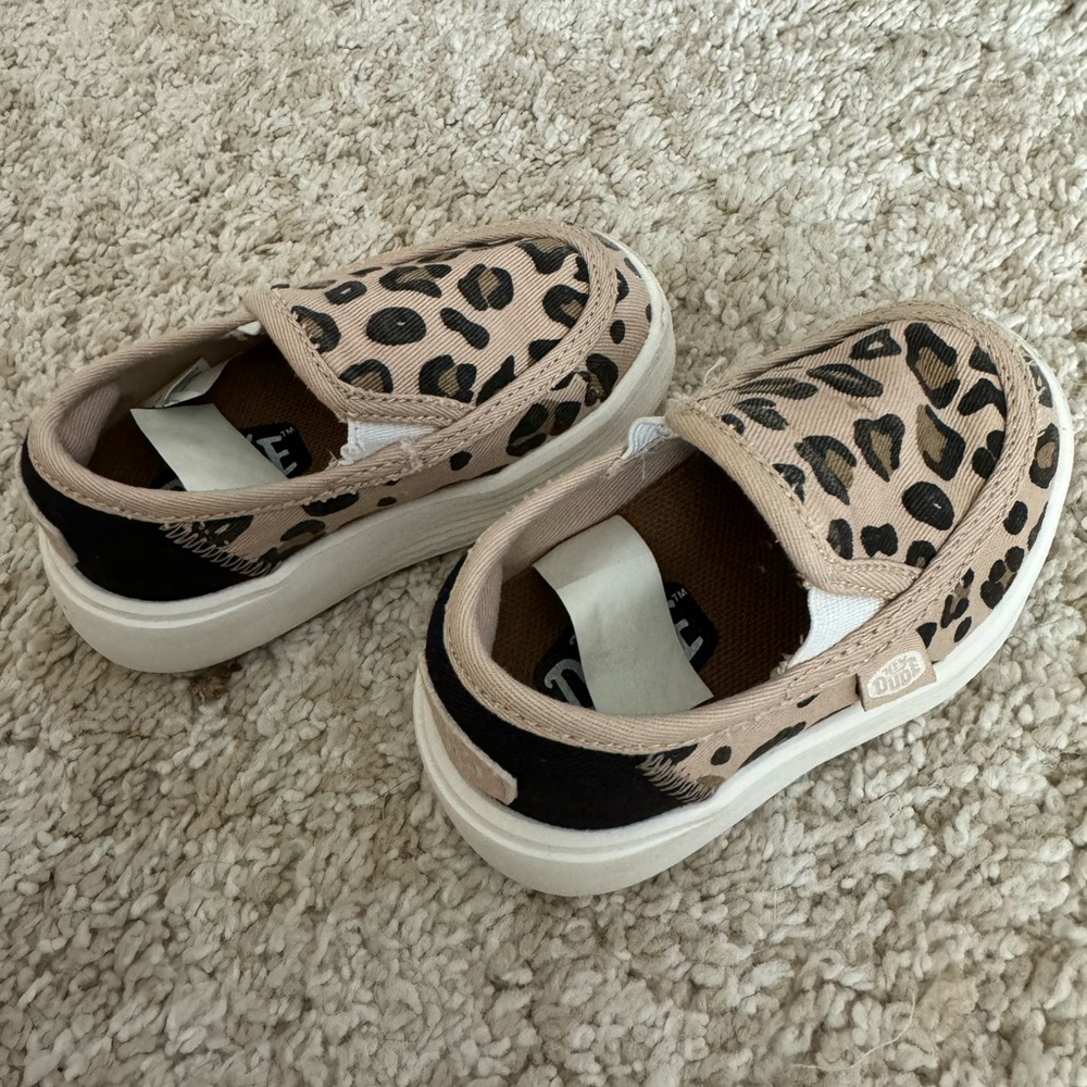 Cheetah slip ons